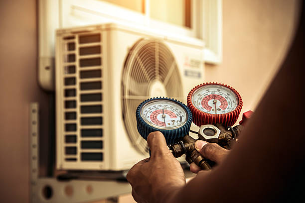 Professional Ductwork Repair technician working in Kensington, NY